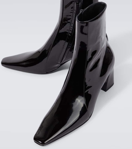 Rainer 75 patent leather ankle boots