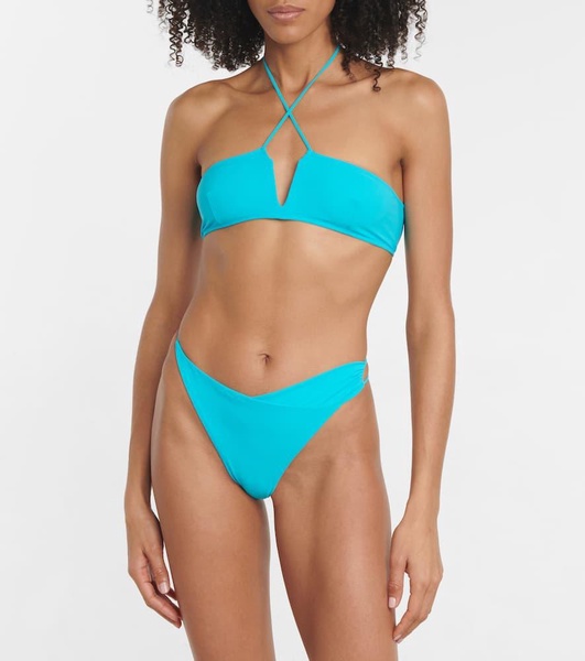 Halterneck bikini top