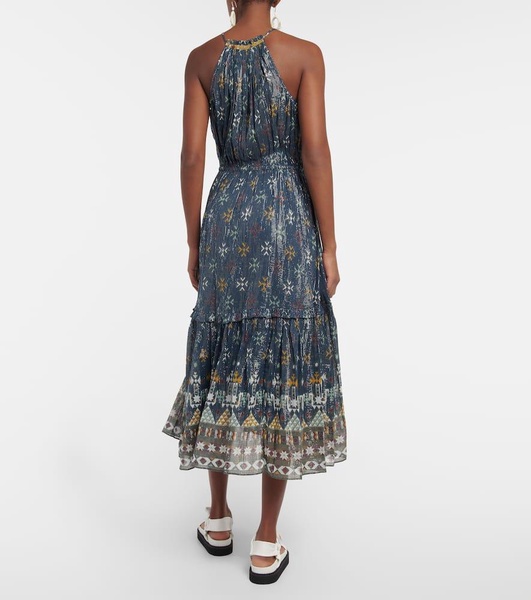 Kabelino printed cotton midi dress