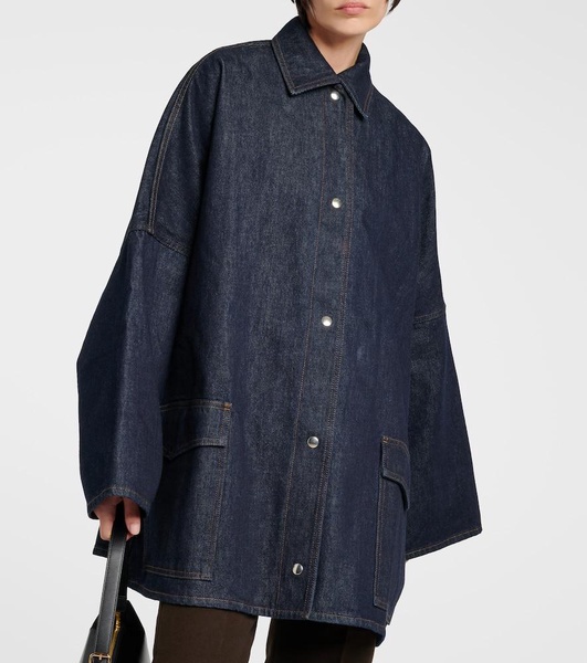 Oversized denim overshirt 