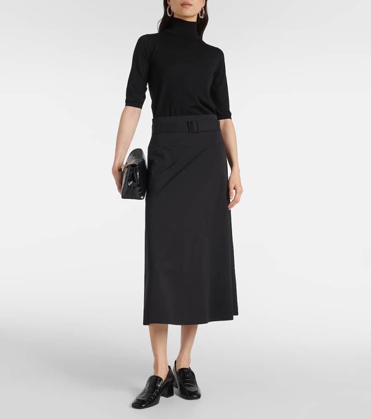 Leisure jersey midi skirt