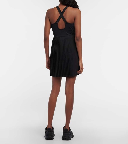 Cheer pleated minidress