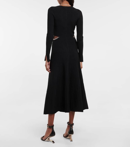 Kathryn ribbed-knit midi dress