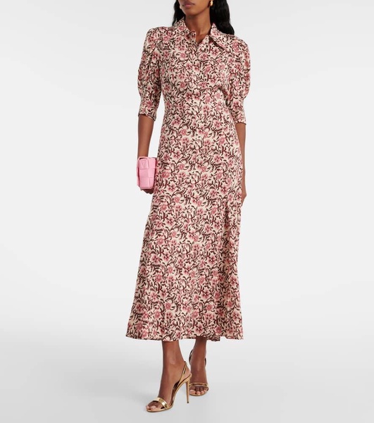 Bloom floral shirt dress