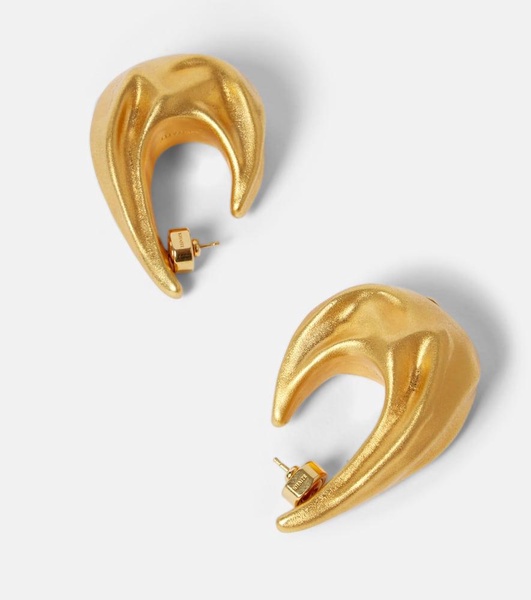 Olivia Medium gold-plated hoop earrings