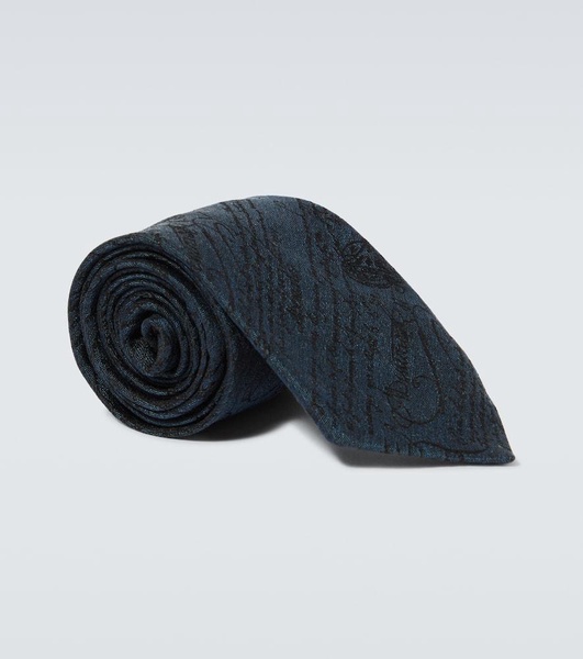 Jacquard silk tie