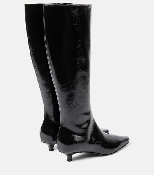 The Slim leather knee-high-boots