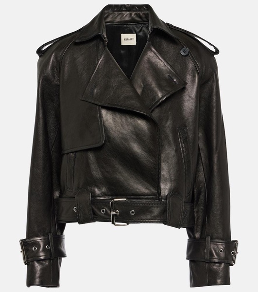 Hammond leather biker jacket