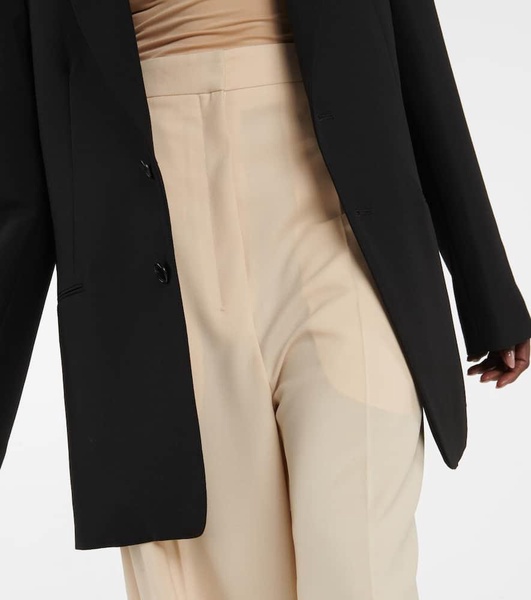 Gordon high-rise virgin wool pants