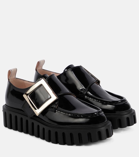 Viv' Go-Thick patent leather platform loafers