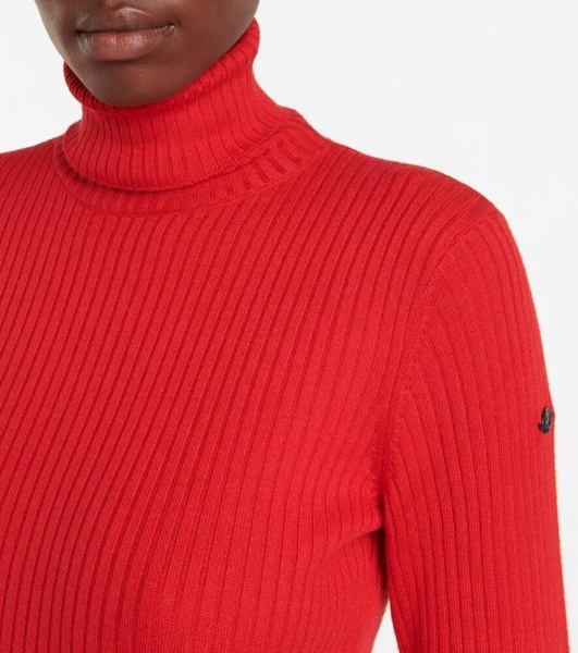 Mira ribbed-knit turtleneck sweater