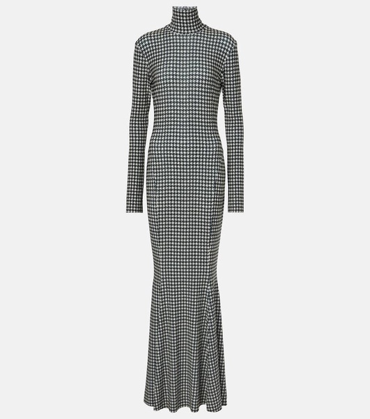 Houndstooth gown