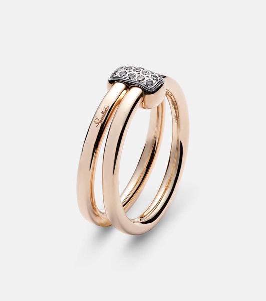 Pomellato Together 18kt rose gold ring with diamonds