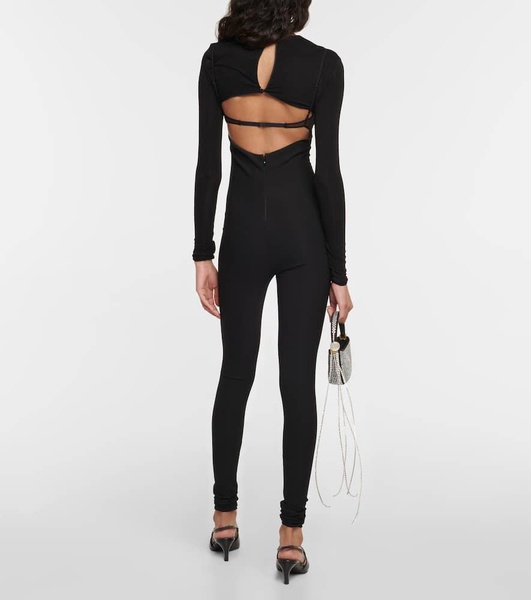 Cutout paneled jumpsuit