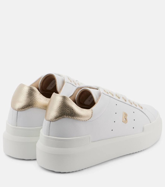 Hollywood leather platform sneakers