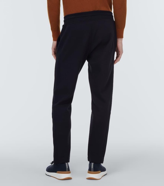 Whitney slim cotton-blend pants