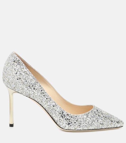 Romy 85 glitter pumps