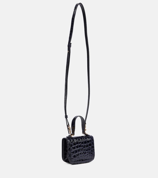 Mini leather crossbody bag