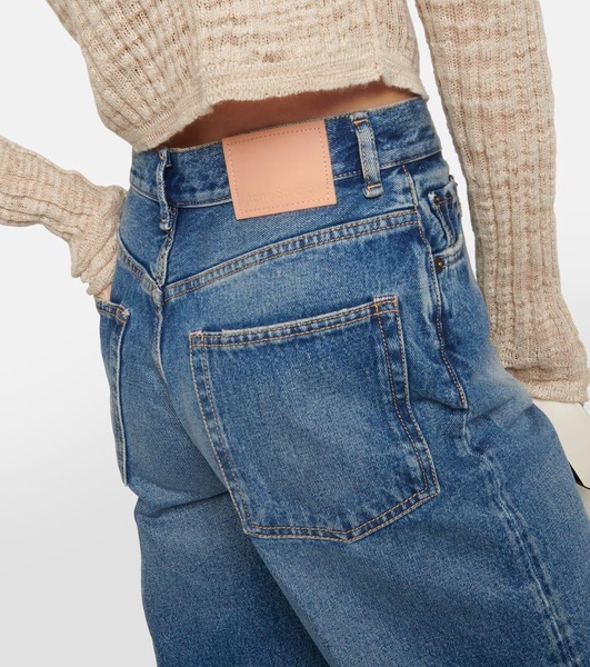 2022F high-rise wide-leg jeans