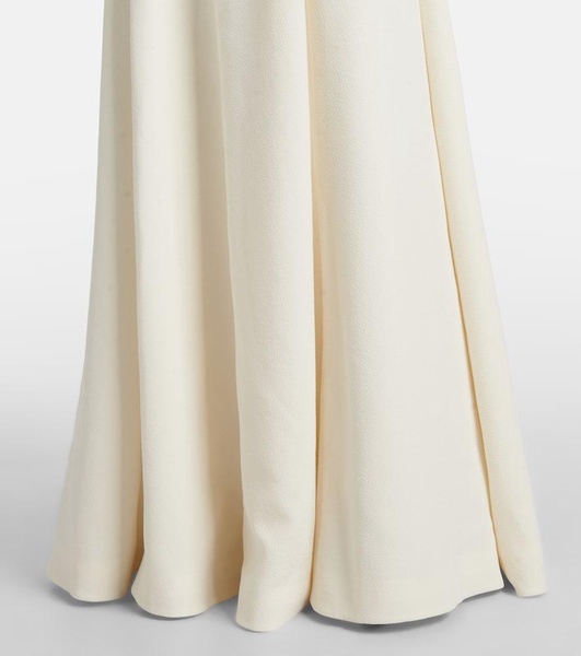 Malinda high-neck gown