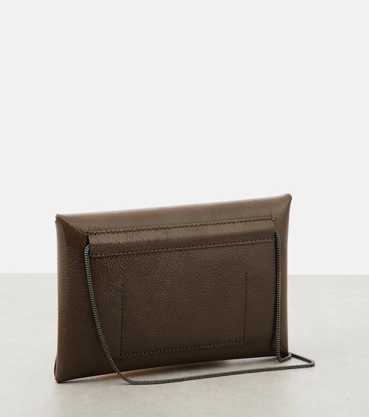 Small leather crossbody bag