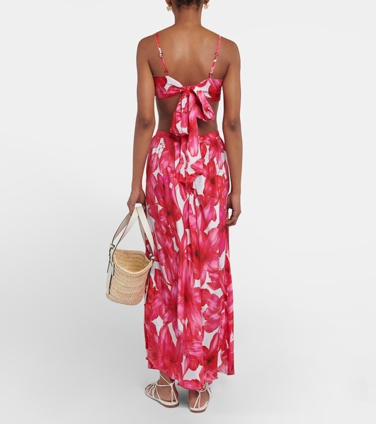 Colette floral cutout maxi dress