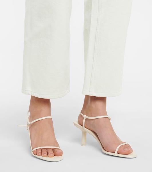 Bare leather sandals