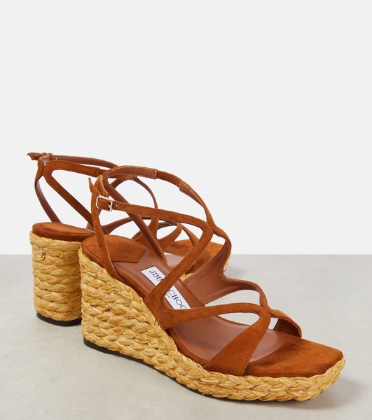 Ayla suede espadrille wedges