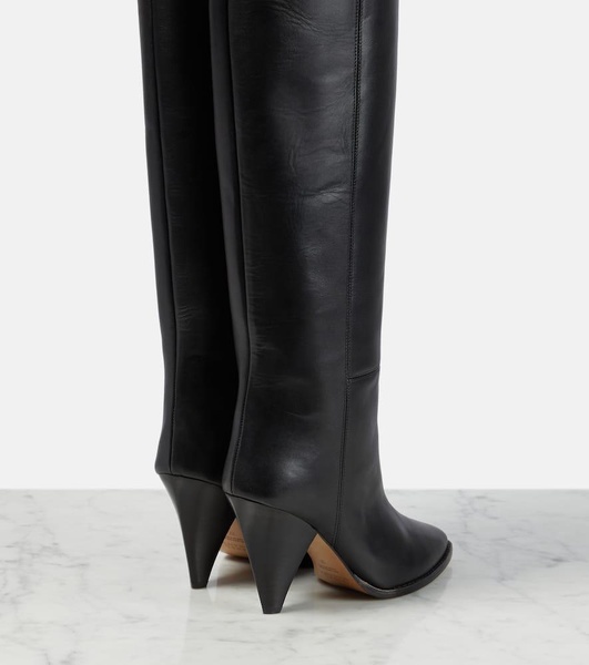 Ririo leather knee-high boots