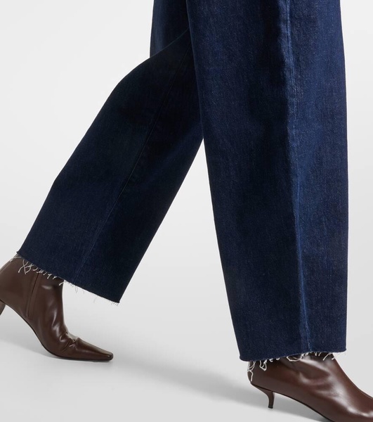 Bonnie high-rise barrel-leg jeans