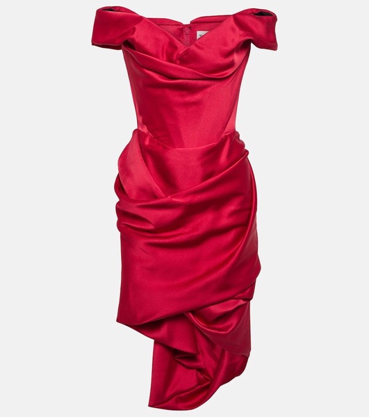 New Cora Crove Satin Mididress