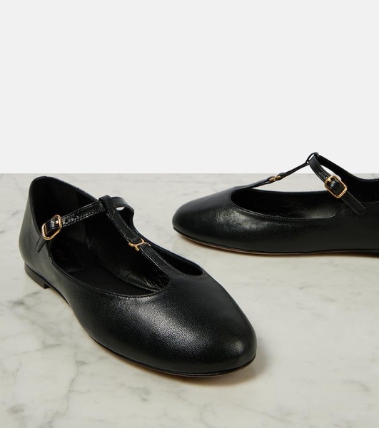 Marcie leather flats