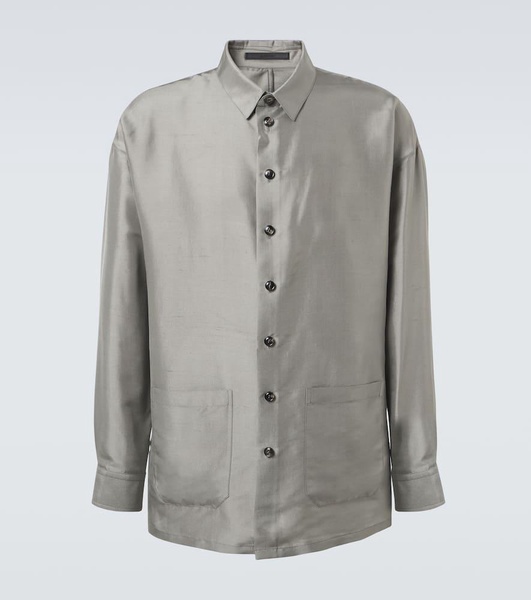 Silk overshirt