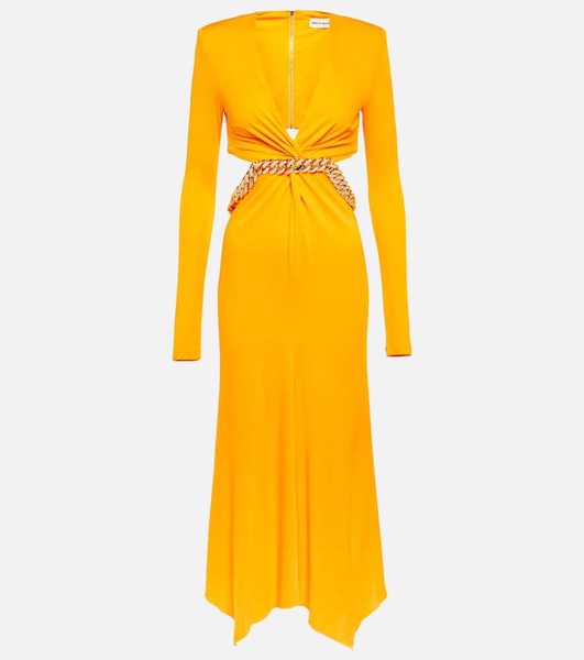 Phoenix cutout jersey midi dress