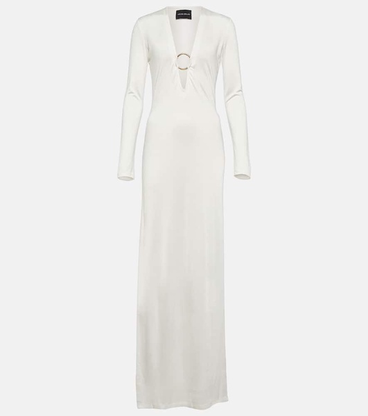 Long Helios jersey maxi dress