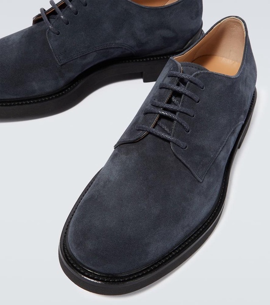 Suede Derby shoes