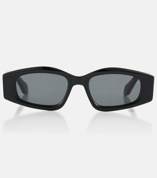 Logo rectangular sunglasses