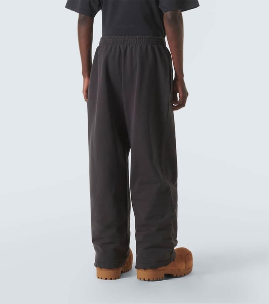 Baggy cotton fleece sweatpants