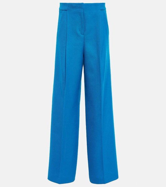 Striking Coolness wide-leg cotton pants