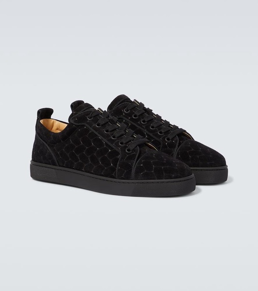 Louis Junior Orlato Woven Suede Sneakers