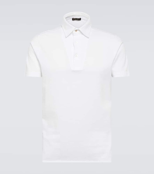 Cotton pique polo shirt