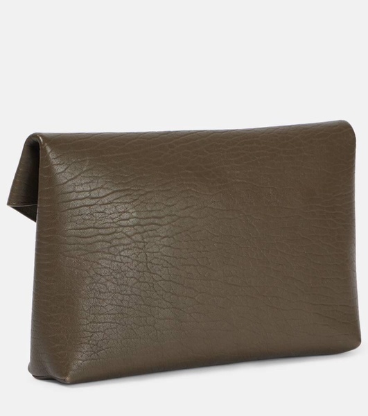 Cassandre Large leather clutch