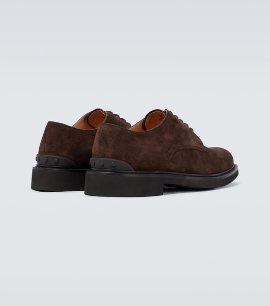 Suede Derby shoes