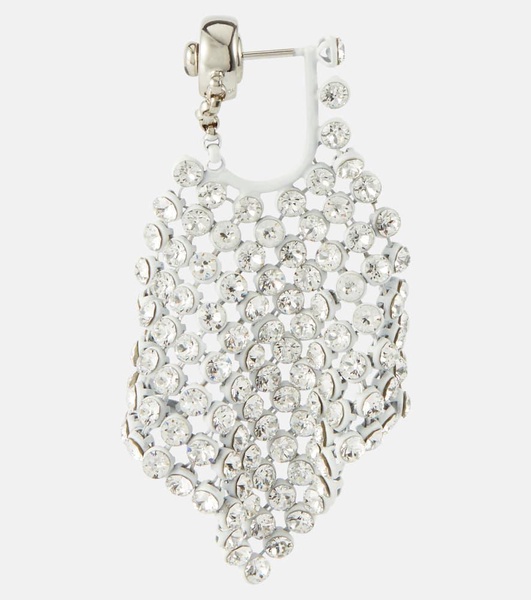 G Mesh crystal-embellished earrings