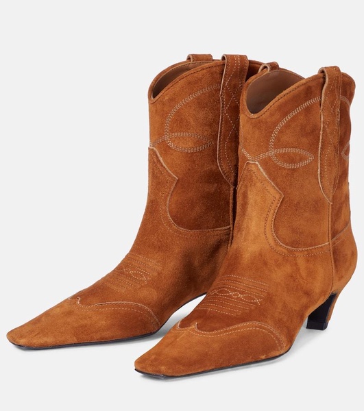 Dallas suede cowboy boots