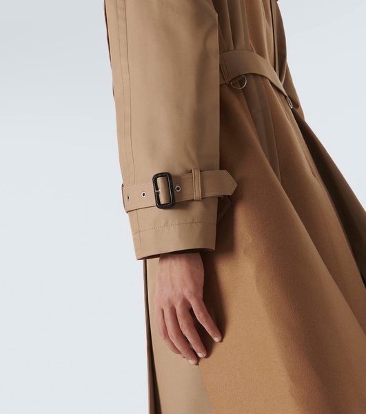 Gabardine trench coat