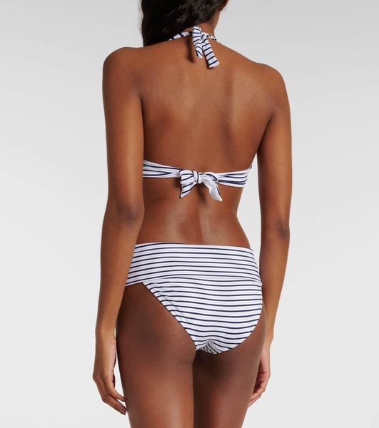 Brussels striped bikini top