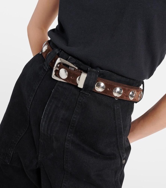 Benny studded suede belt