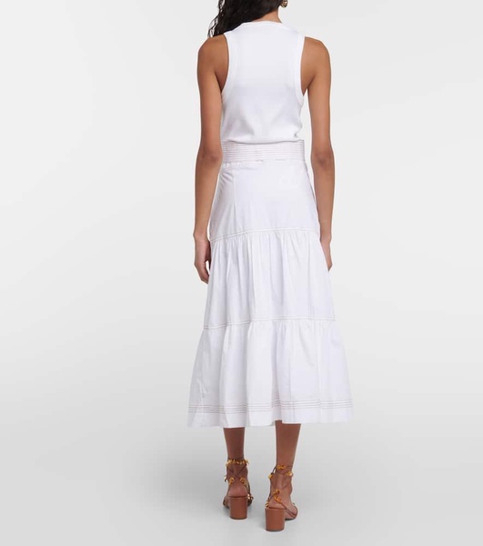 Austyn cotton-blend midi dress