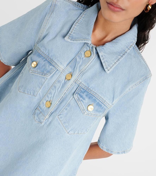 Denim minidress